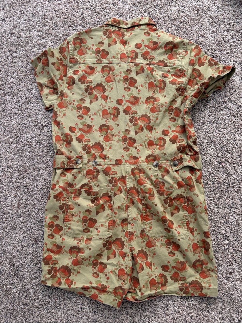 Toad&Co Earthworks Garage Shortie romper - Picture 4 of 5